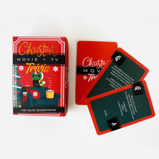 Christmas Movie Trivia cards