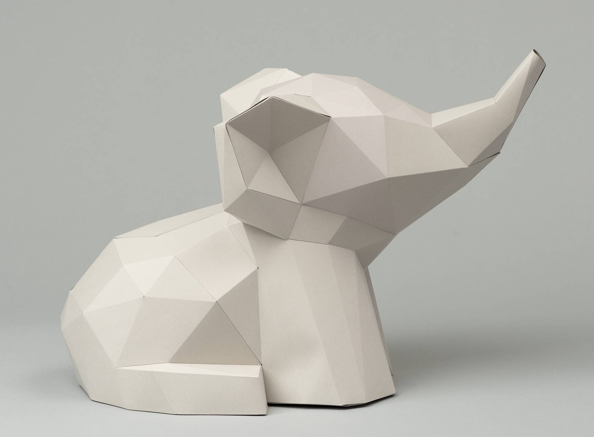 DIY Baby Elephant 3D paper origami model Kit