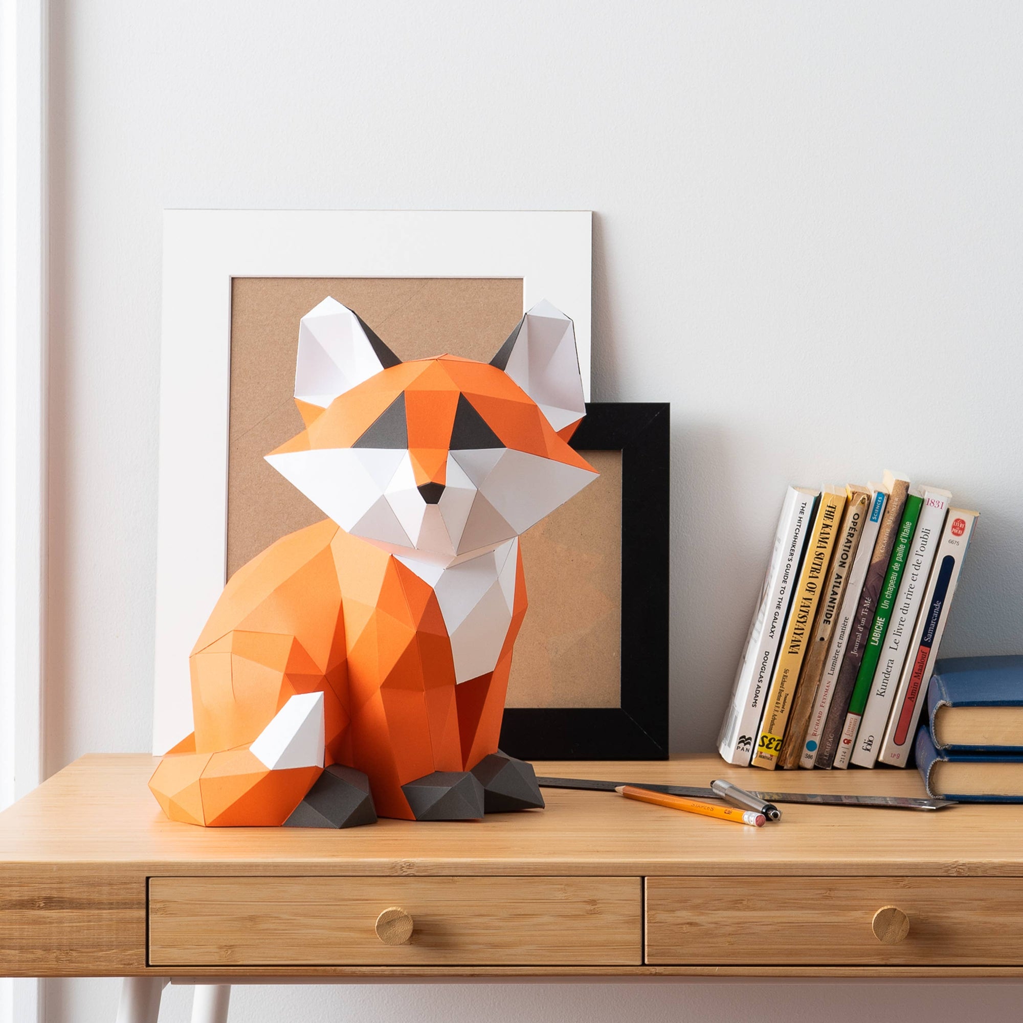 DIY Baby Fox 3D paper origami model Kit