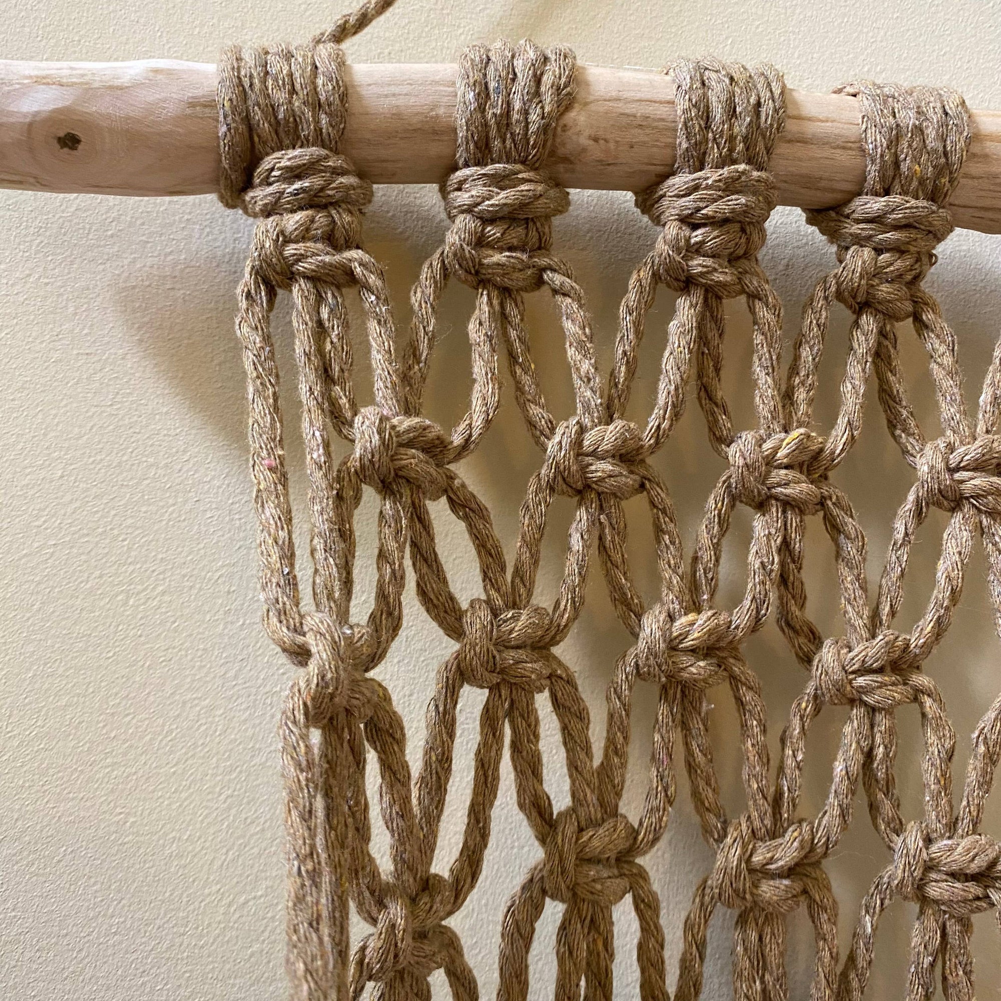 Macrame Wall Plant Hanger (Recycled String) 