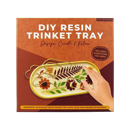 DIY Resin Trinket Tray Kit packaging