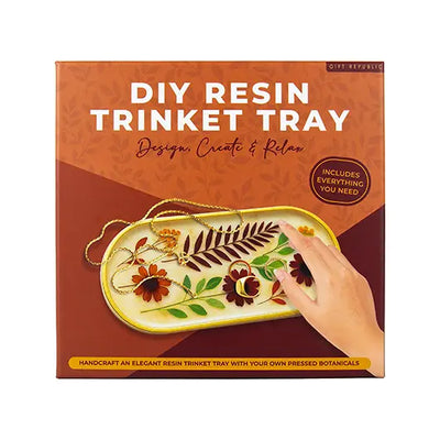 DIY Resin Trinket Tray Kit packaging