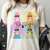 Swiftie Tee Taylor Concert Tshirt Swift Color Block T-Shirt