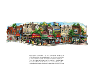 2026 Toronto Neighbourhood Calendar - 12" X 9"