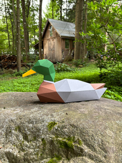 DIY Ducks 3D paper origami model Kit