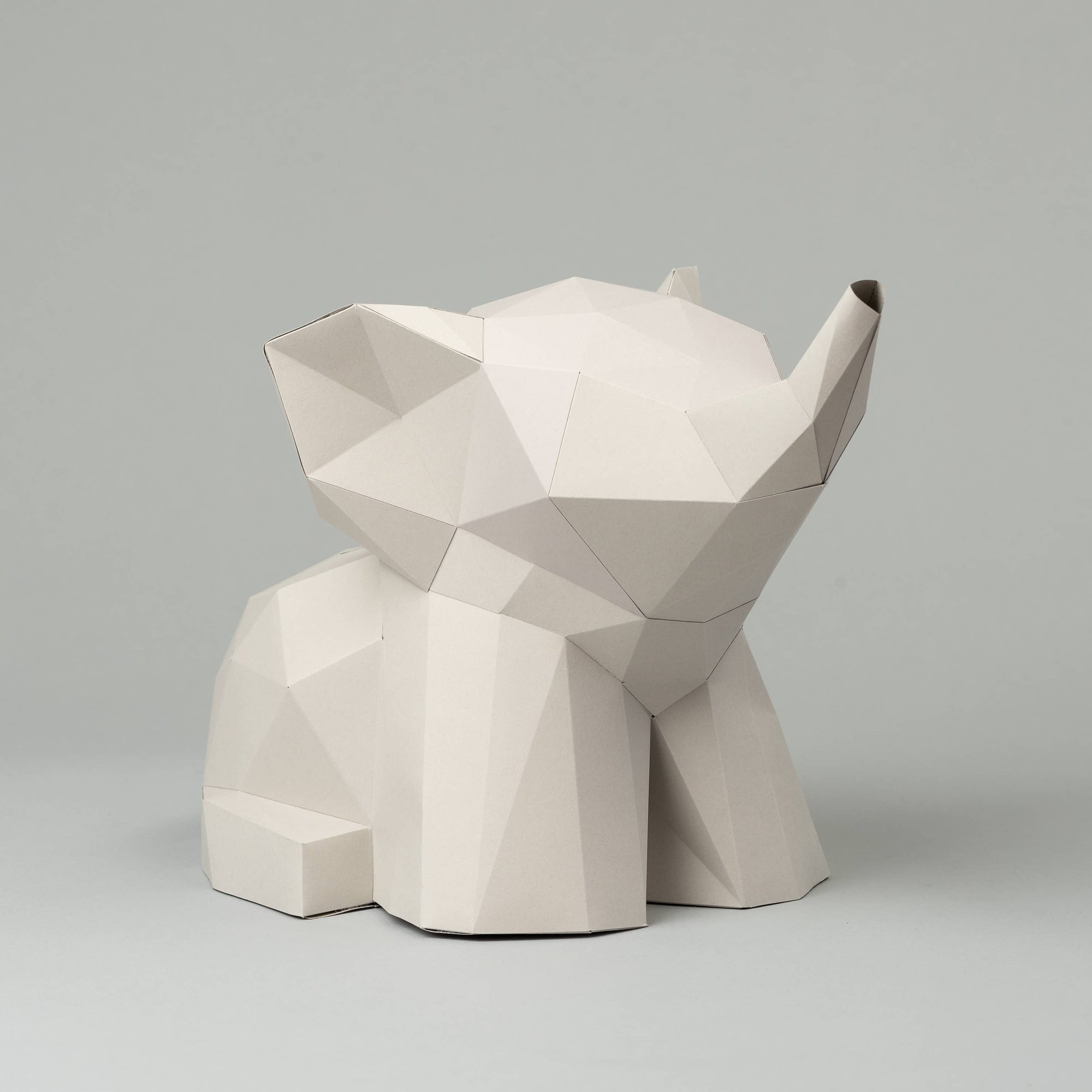 DIY Baby Elephant 3D paper origami model Kit