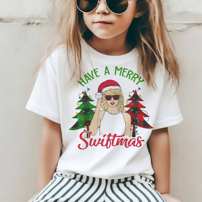 Kids / Youth Taylor Swift "Merry Swiftmas" T-Shirt