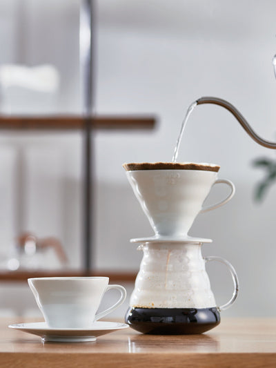 HARIO V60-02 Dripper (Ceramic) lifestyle