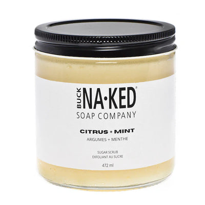 Citrus + Mint Sugar Scrub: Buck Naked