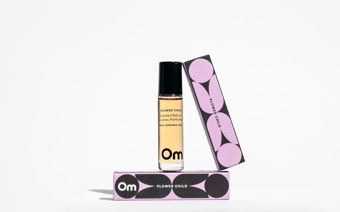 Om Scented Roll On Perfume: Flower Child | or | Pink Coconut