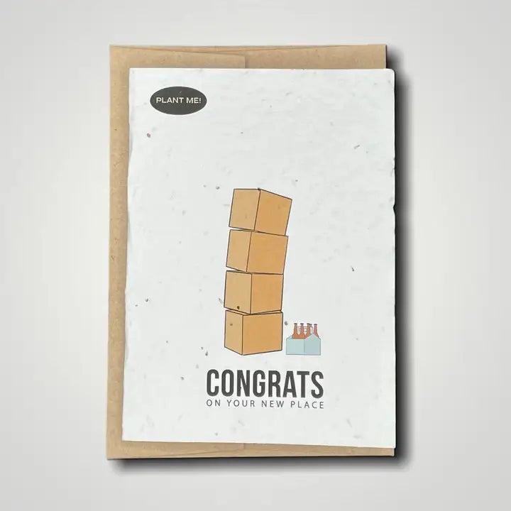Congrats on Your New Place - Plantable Greetings
