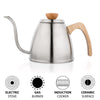 Stainless Steel Gooseneck Kettle 40oz - Tealyra