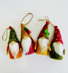 Felt Gnome Ornaments, Multi Color