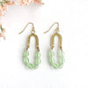 World Finds Seascape Drop Earrings (Sage)