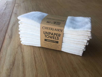 Reusable Non Paper Towels (Set Of 8 With No Roll) - Cheeks Ahoy