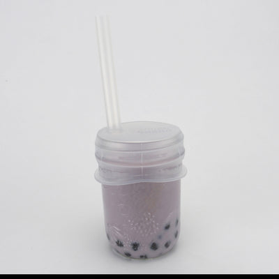 Silicone Smoothie/Bubble Tea Lid and Straw - Luumi