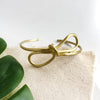 Sculptural Bow Cuff Gold - World Finds