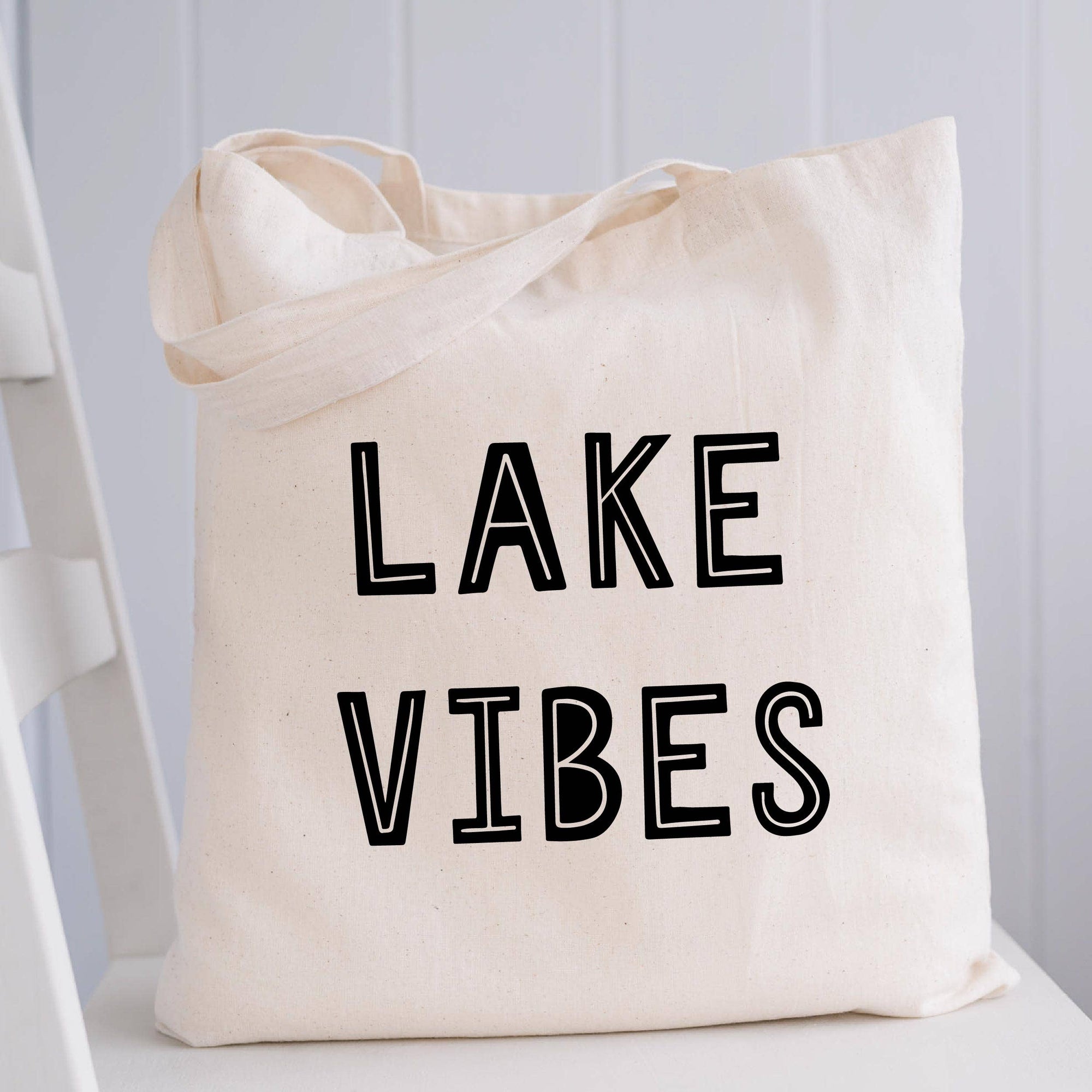 Lake Vibes Cottage Summer Tote Bag