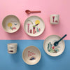 Kids Bamboo Illustrated Dish Set - EKOBO