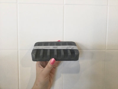 Angled Concrete Soap Tray