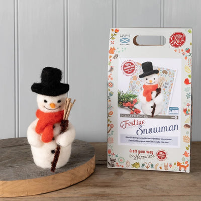 Festive Snowman - the Crafty Kit Company Co.