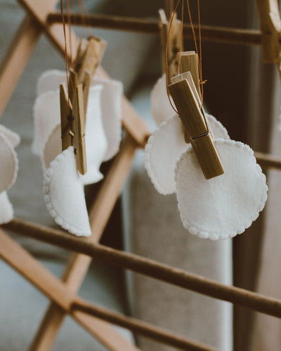 Laundry Peg Airer Bamboo